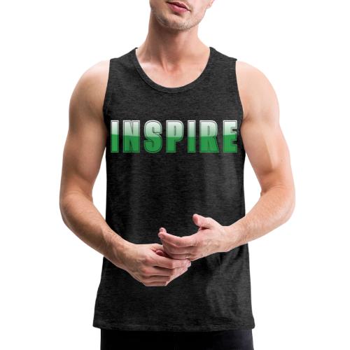 Inspire Word Art Design - Men's Premium Tank