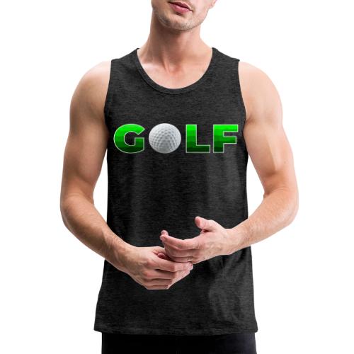 Golf Precision Wordmark - Men's Premium Tank