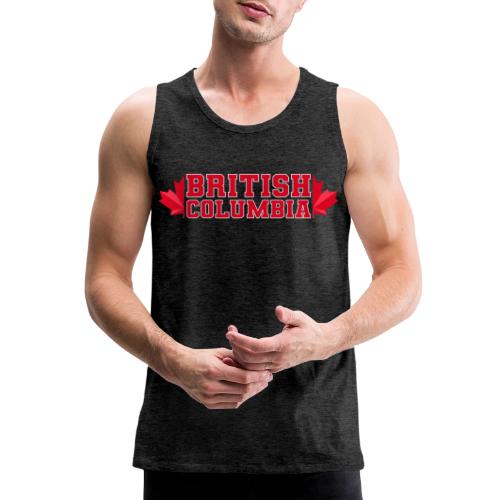 British Columbia with maple leaf - Men's Premium Tank