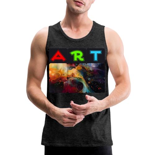 Waves of Art - Men's Premium Tank