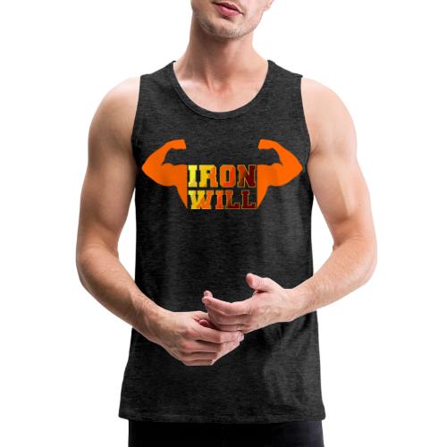 Bodybuilding: Iron Will Power - Men's Premium Tank