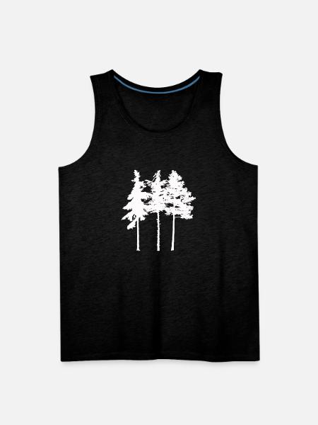 Pine Tree - Men's Premium Tank - charcoal grey