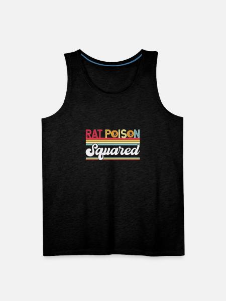 Rat Poison Squared - Men's Premium Tank - charcoal grey