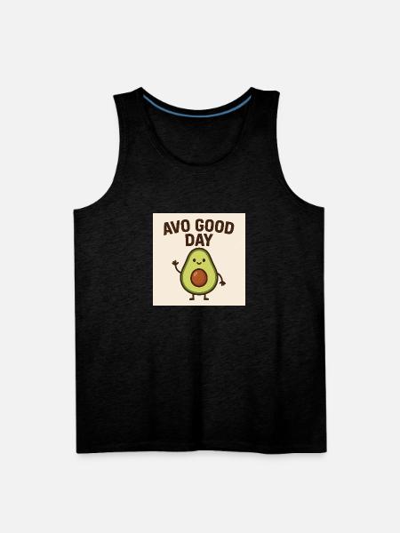 AVO GOOD DAY - Men's Premium Tank - charcoal grey