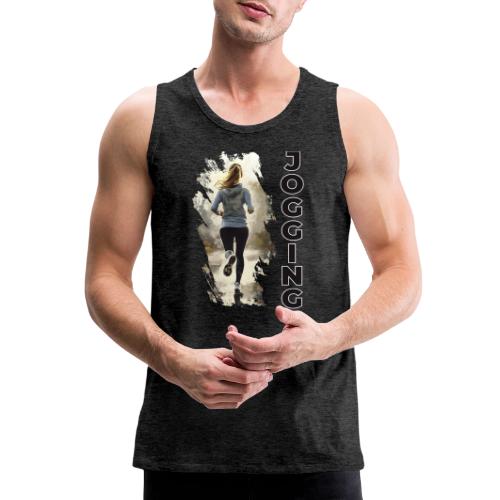 Jogging: Run into Motion - Men's Premium Tank