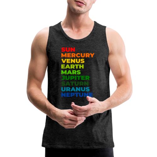 Color the solar system - Men's Premium Tank