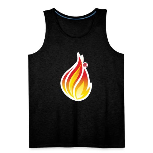 HL7 FHIR Flame graphic with white background - Men's Premium Tank
