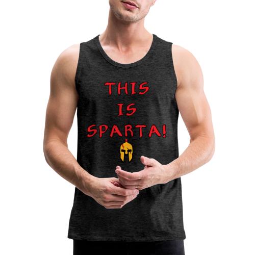 This is Sparta red SJ helmet - Men's Premium Tank