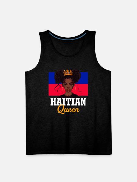 Haitian princess, haiti - Men's Premium Tank - charcoal grey