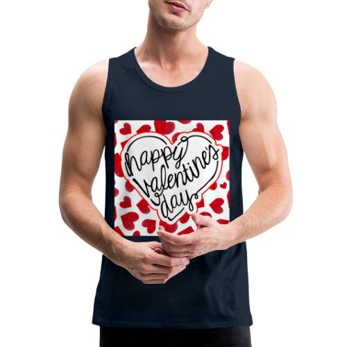 Valentine's Day Designs, February 14, Love Friends - Men's Premium Tank
