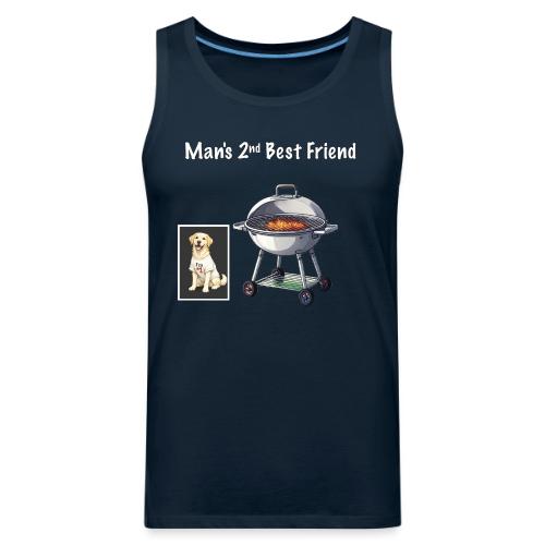 Man's 2nd Best Friend - Men's Premium Tank