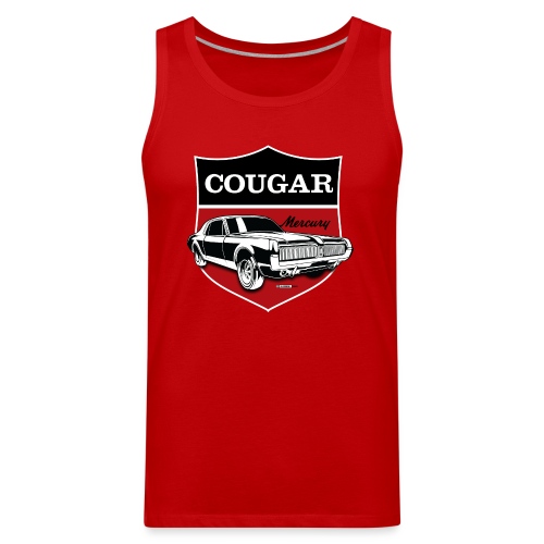 Classic Mercury Cougar crest - Men's Premium Tank