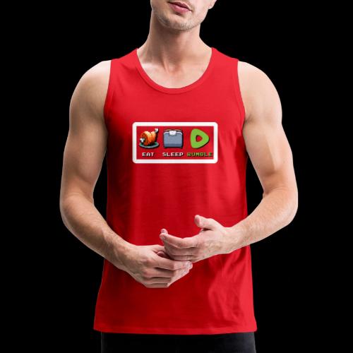 Eat Sleep Rumble merch - Men's Premium Tank
