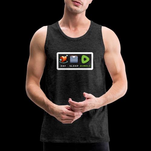 Eat Sleep Rumble merch - Men's Premium Tank