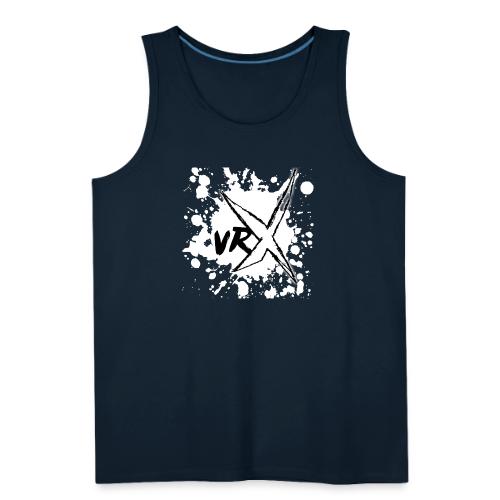 VRX White Paint logo - Men's Premium Tank