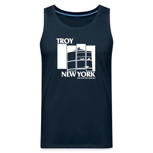 RO Troy, New York Flag Logo - Men's Premium Tank