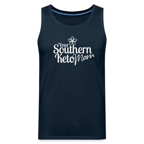 Southern Keto Mom - White - Men's Premium Tank