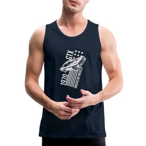 1970 Plymouth GTX stars and stripes - Men's Premium Tank