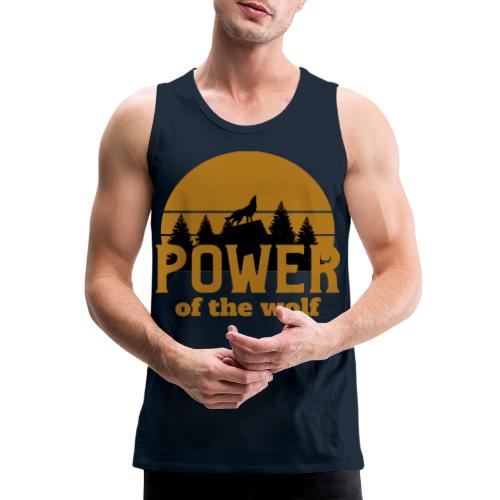 Power Of The Wolf - Men's Premium Tank