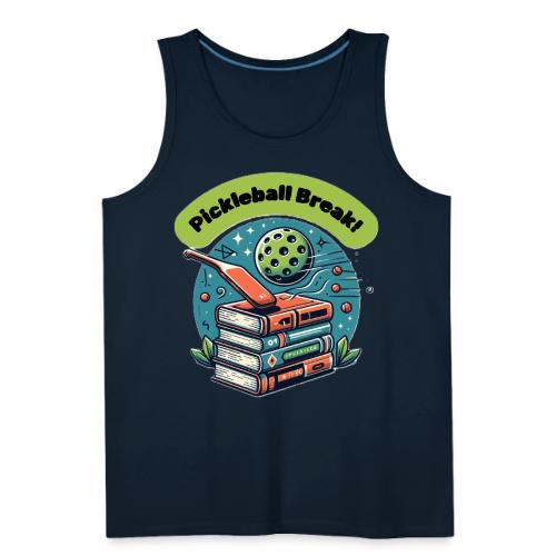 Books? Nah, Let's Play Pickleball - Men's Premium Tank