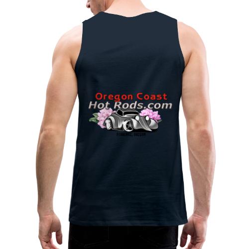 Oregon Coast Hot Rods with Rhody Cruiser Lapel - Men's Premium Tank