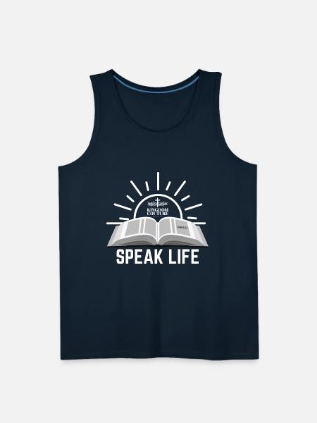 Speak Life - Men's Premium Tank - deep navy