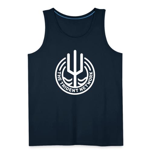 Trident White - Men's Premium Tank