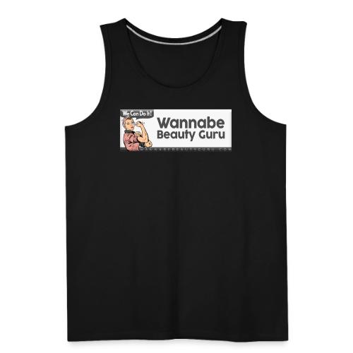 Wannabe Beauty Guru Logo| - Men's Premium Tank