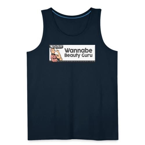 Wannabe Beauty Guru Logo| - Men's Premium Tank