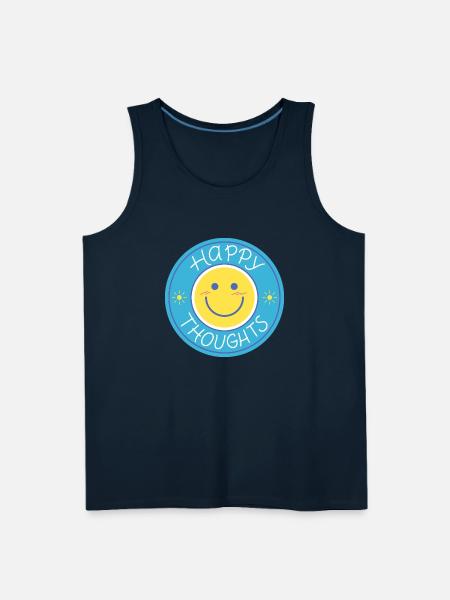 Happy thoughts - Men's Premium Tank - deep navy