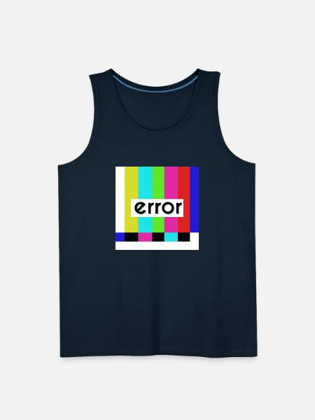 Error humor - Men's Premium Tank - deep navy