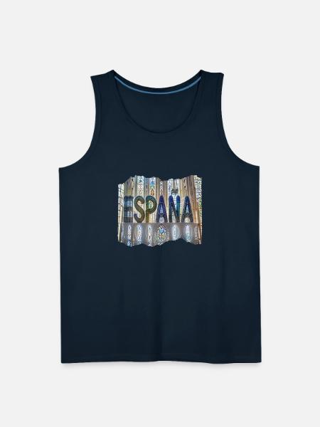 ESPAÑA 24 1 - Men's Premium Tank - deep navy