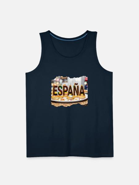 ESPAÑA 24 25 - Men's Premium Tank - deep navy