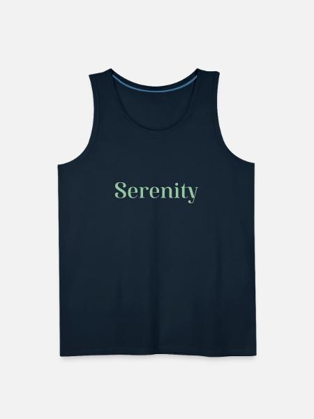 Serenity funny - Men's Premium Tank - deep navy