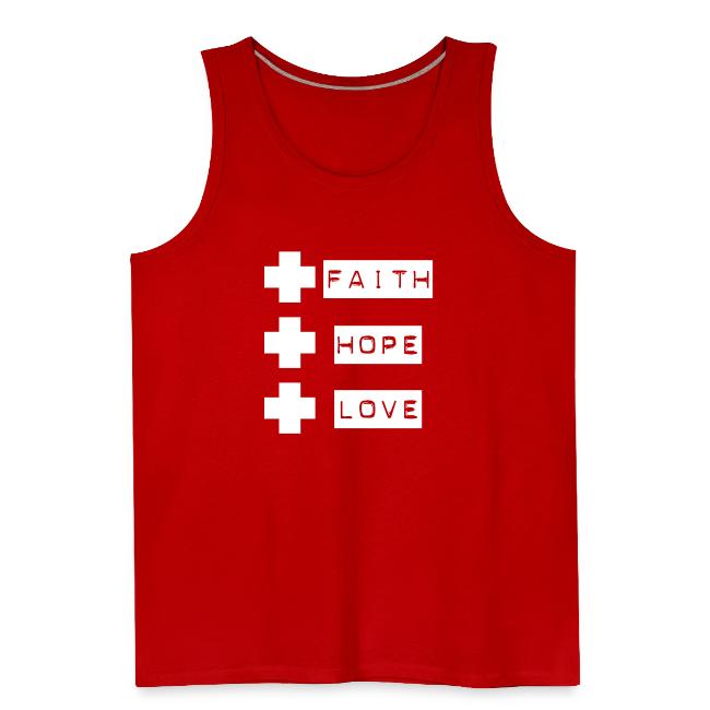 3 crosses , faith hope love