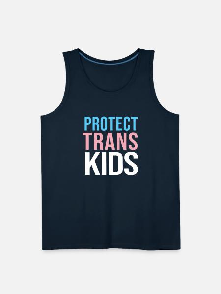 protect trans youth - Men's Premium Tank - deep navy
