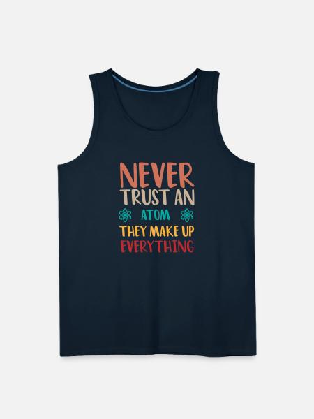 Make Up Everything - Men's Premium Tank - deep navy
