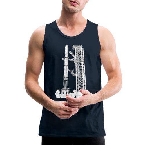 Starship Super-Heavy Lift Launch Vehicle - No Text - Men's Premium Tank