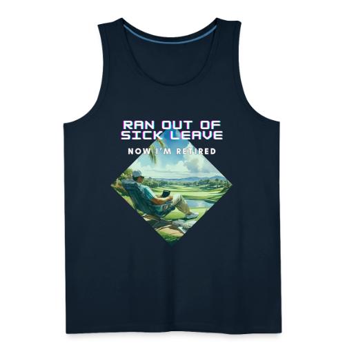 Farewell Office, Hello Greens! - Funny Retirement - Men's Premium Tank