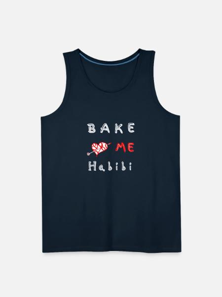 Bake me Habibi Pierced - Men's Premium Tank - deep navy
