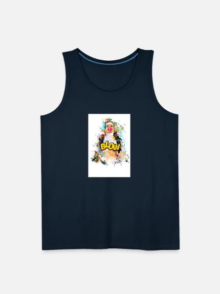 BLOW - Men's Premium Tank - deep navy