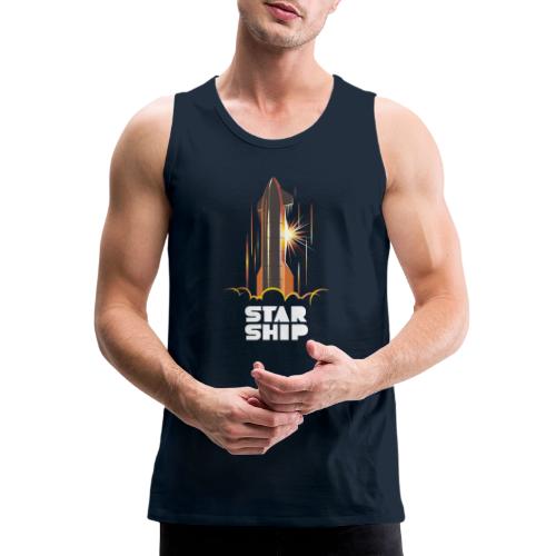 Star Ship Mars - Dark - Men's Premium Tank