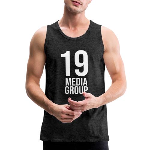 19 Media Group Logo - Men's Premium Tank