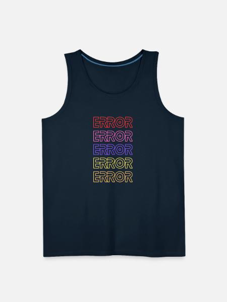 Error - Men's Premium Tank - deep navy