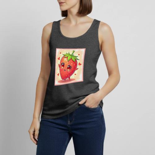 Adorable Sweet Strawberry Bliss - Women's Premium Tank Top