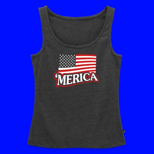 MERICA1-no-blue - Women's Premium Tank Top