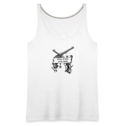 Ride Hard Live Free - Women's Premium Tank Top