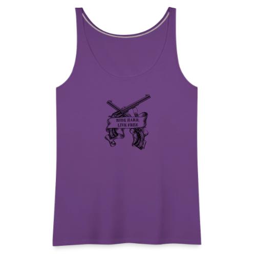 Ride Hard Live Free - Women's Premium Tank Top