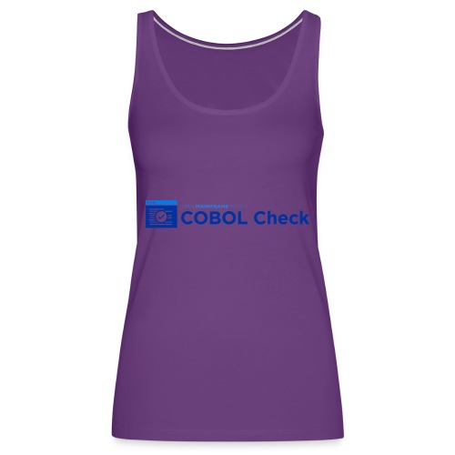 COBOL Check - Women's Premium Tank Top