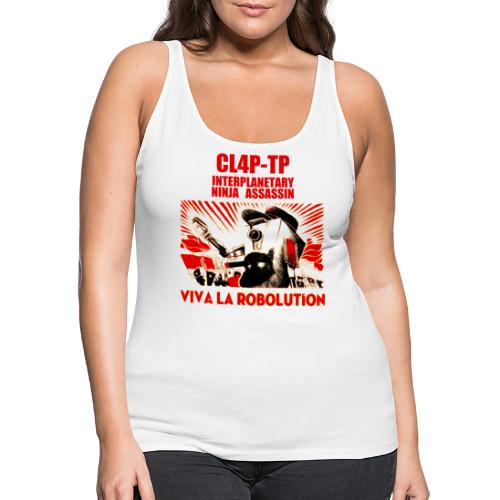Claptrap Viva la Robolution - Women's Premium Tank Top
